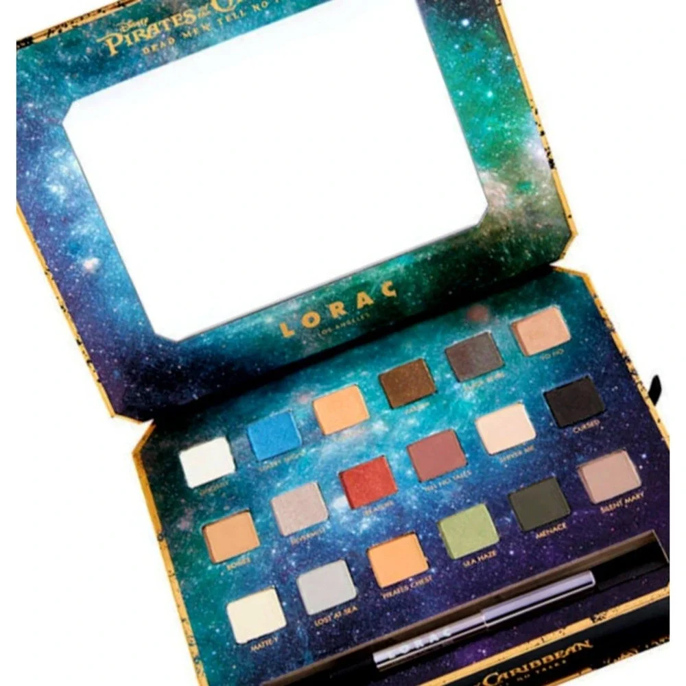 LORAC Cosmetics DISNEY Pirates of the CARIBBEAN Eyeshadow Palette‎ RARE